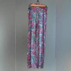 Stella Parker Poolside Pants-Sheer Floral Pants